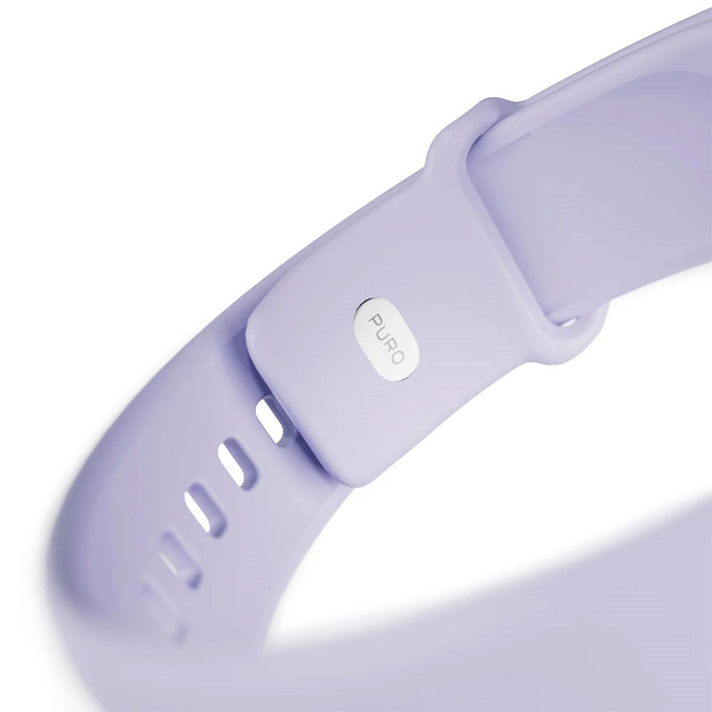 Apple Watch (38/40/SE/41/42mm) Puro ICON Silikon Klokkerem - Lavender Blue