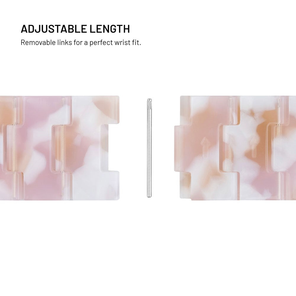Fixed Universal Quick Release Harpiks Smartklokkerem (22mm) - Rosa