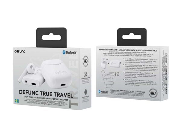 Defunc TRUE TRAVEL Bluetooth-Hodetelefoner – Hvite