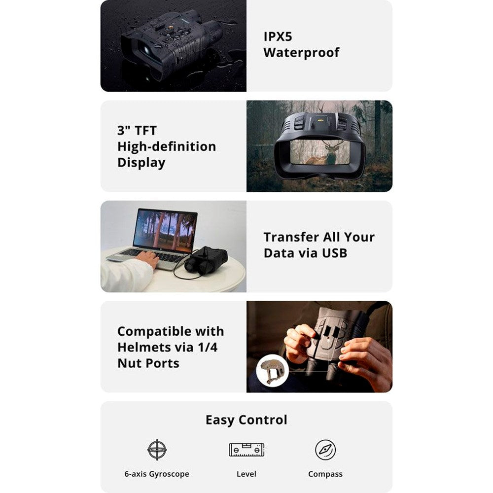 AKASO Seemor 4K Nattkikkert - Svart