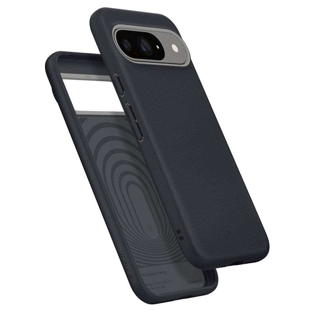 Google Pixel 9 / 9 Pro Spigen Caseology Nano Pop Fleksibel Plast Deksel - Svart / Grå