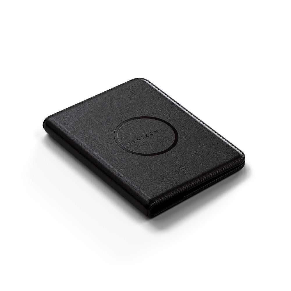 Satechi Kunstskinn Pass Deksel m. Kortholder & Tracker - MagSafe Kompatibel - Svart