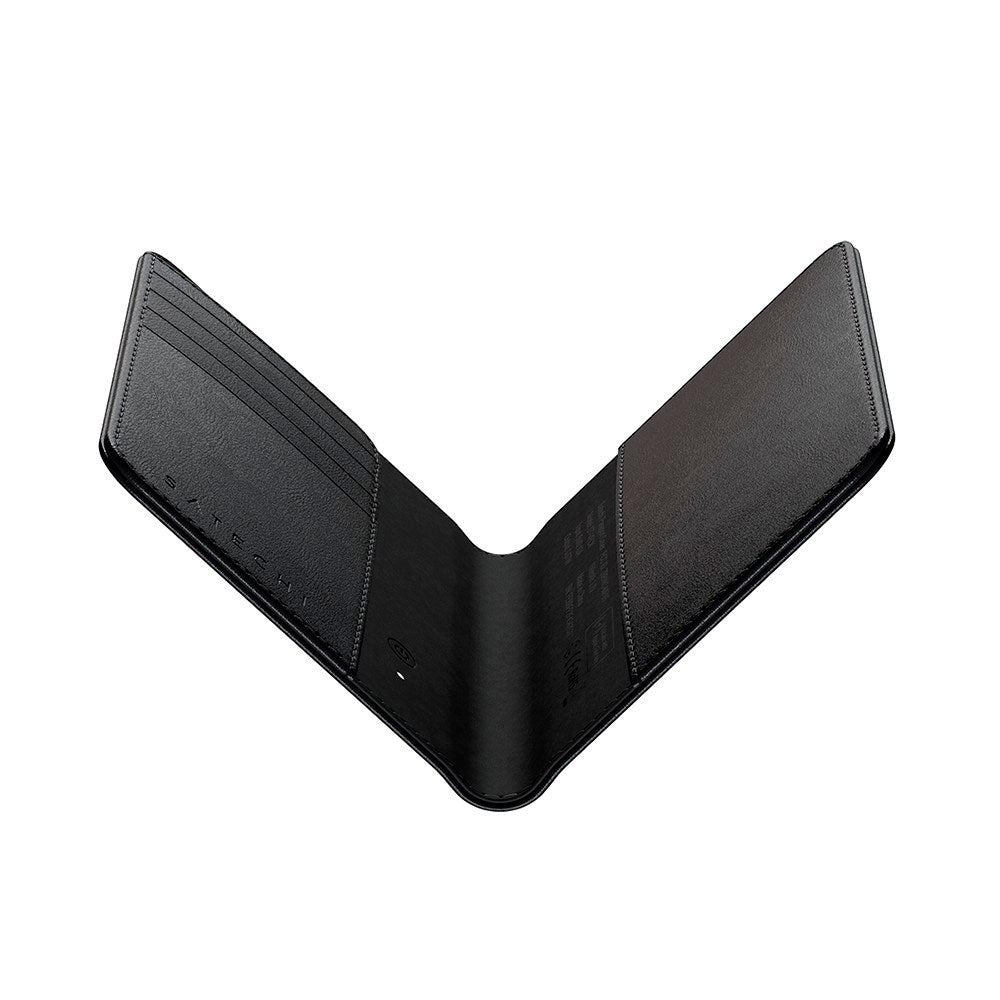 Satechi Kunstskinn Pass Deksel m. Kortholder & Tracker - MagSafe Kompatibel - Svart