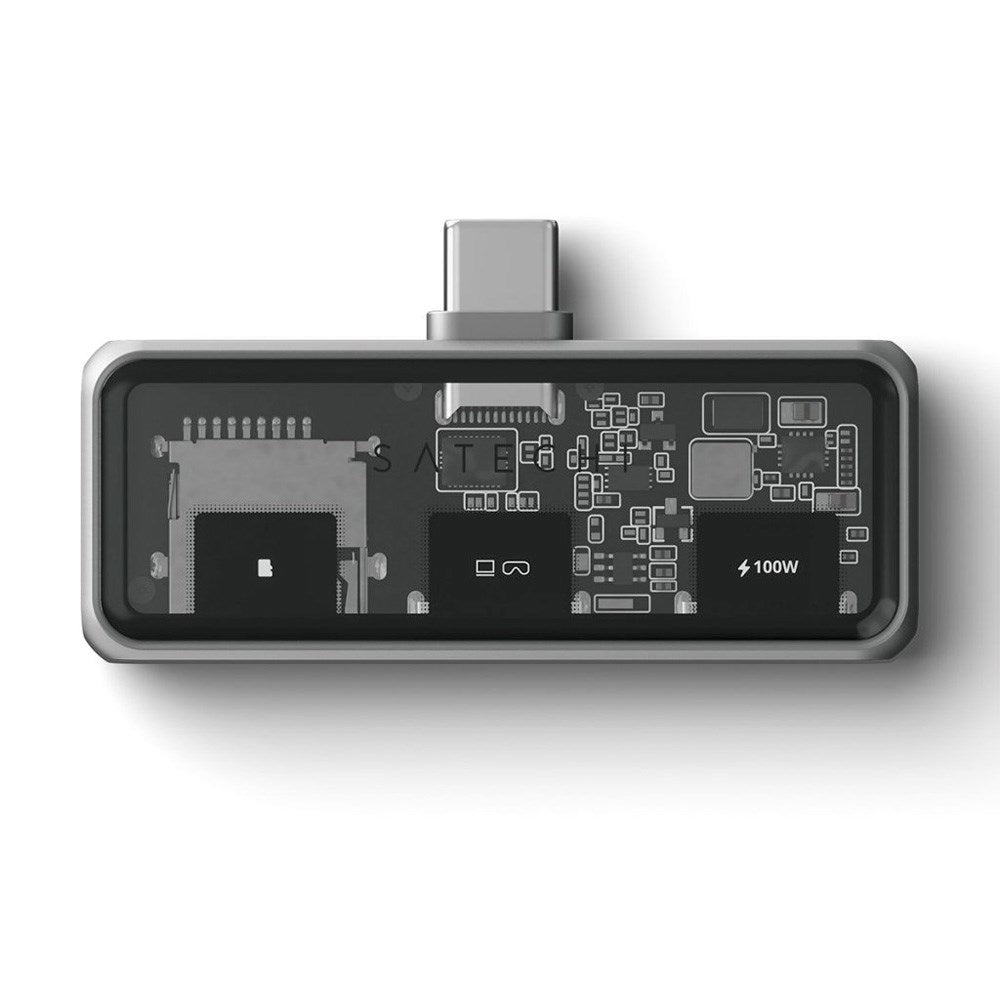 Satechi Mobile XR Hub m. Micro SD - Space Grey
