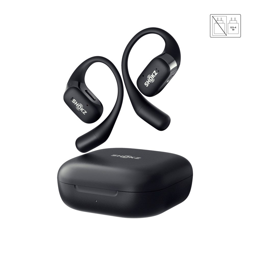 Shokz OpenFit True Wireless Hodetelefoner - Svart