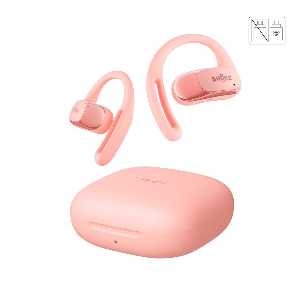 Shokz OpenFit Air True Wireless Hodetelefoner - Rosa