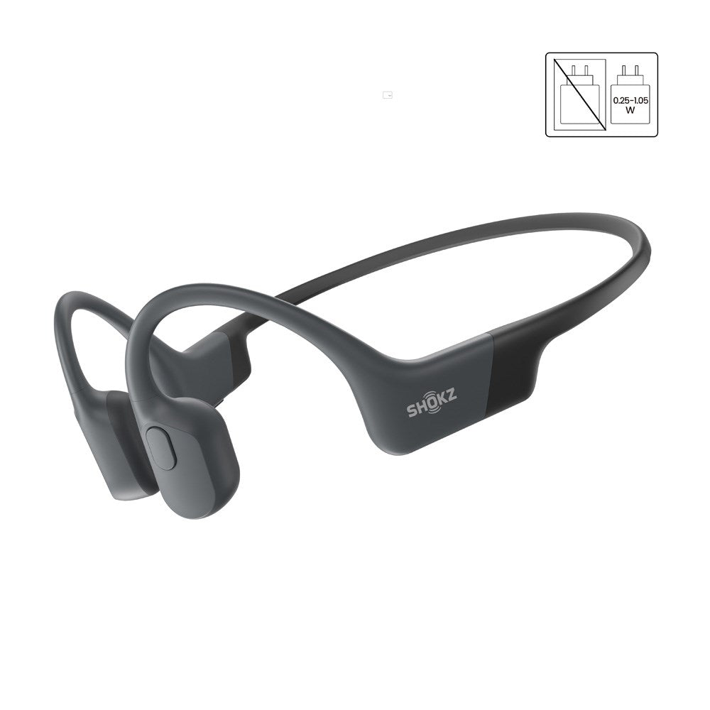 Shokz OpenRun - Trådløse Sportshodetelefoner med USB-C Lading- Svart