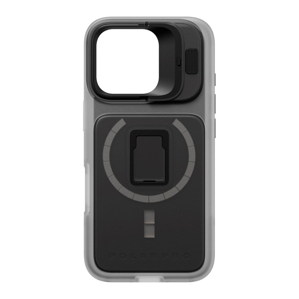 iPhone 16 Pro PolarPro LiteChaser 16 Pro Deksel - MagSafe Kompatibel - Gjennomsiktig / Svart
