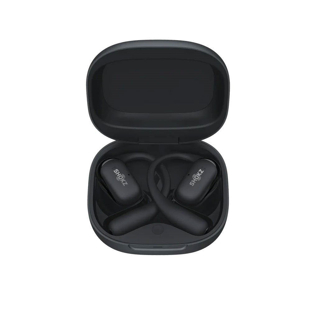 Shokz OpenFit 2+ True Wireless Open-Ear Hodetelefoner - Svart