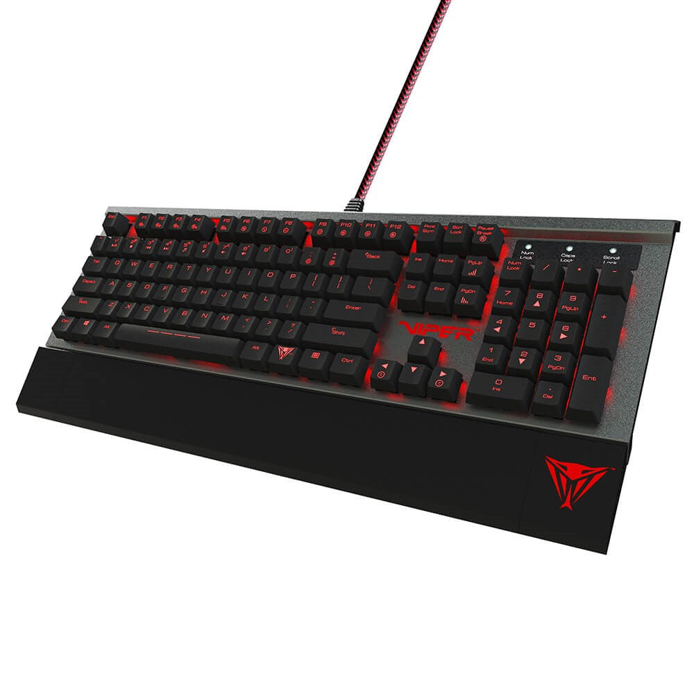 Viper V730 Mekanisk Gaming Keyboard med LED - Nordisk Tastatur Layout - Svart