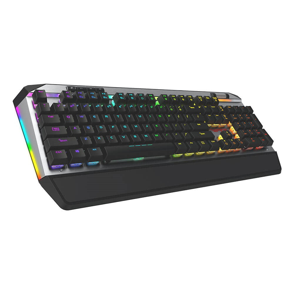 Viper V765 Mekanisk Spilltastatur med RGB-belysning - Nordisk Tastatur Layout - Svart / Grå