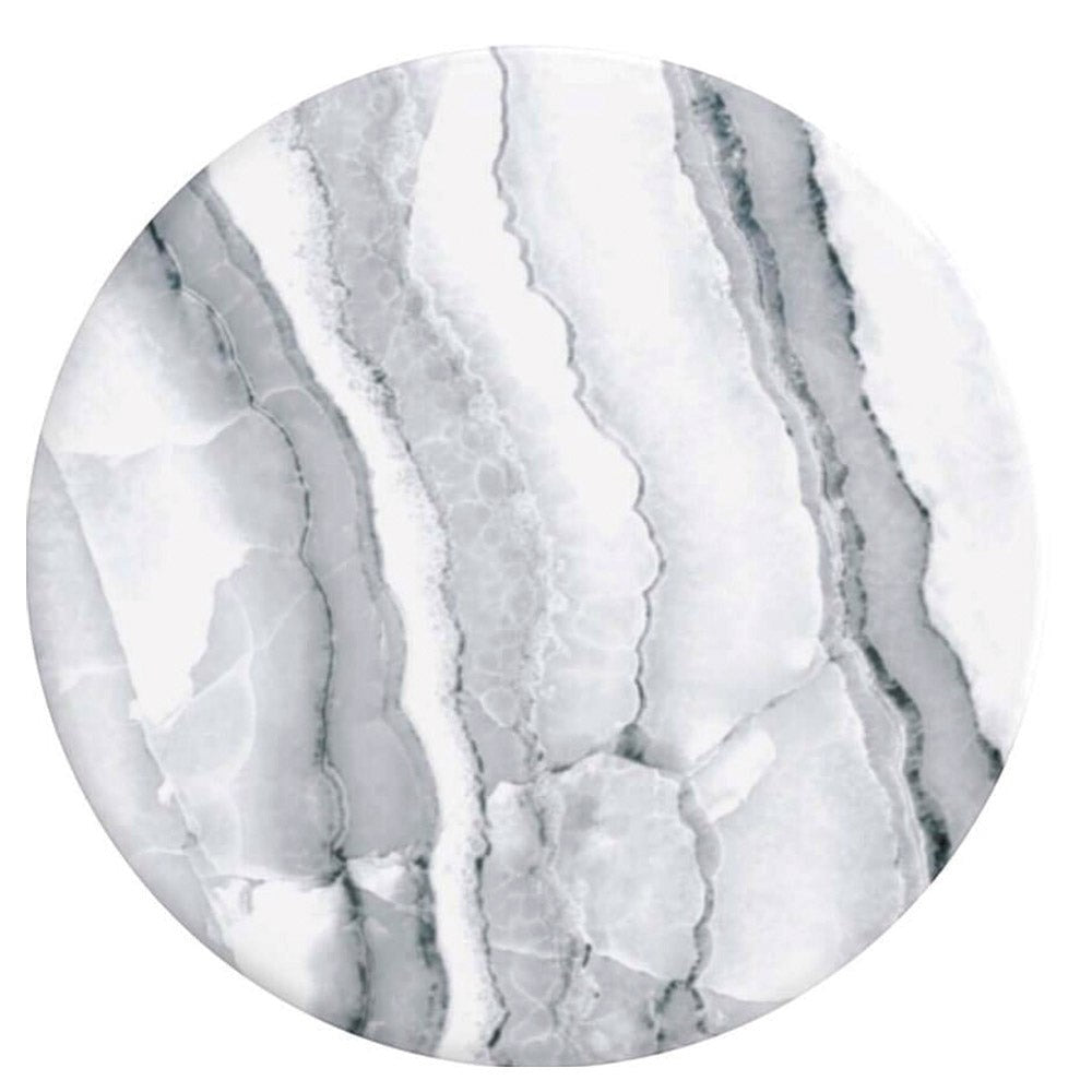 POPSOCKETS PopGrip Basic White Granite m. Stativfunksjon