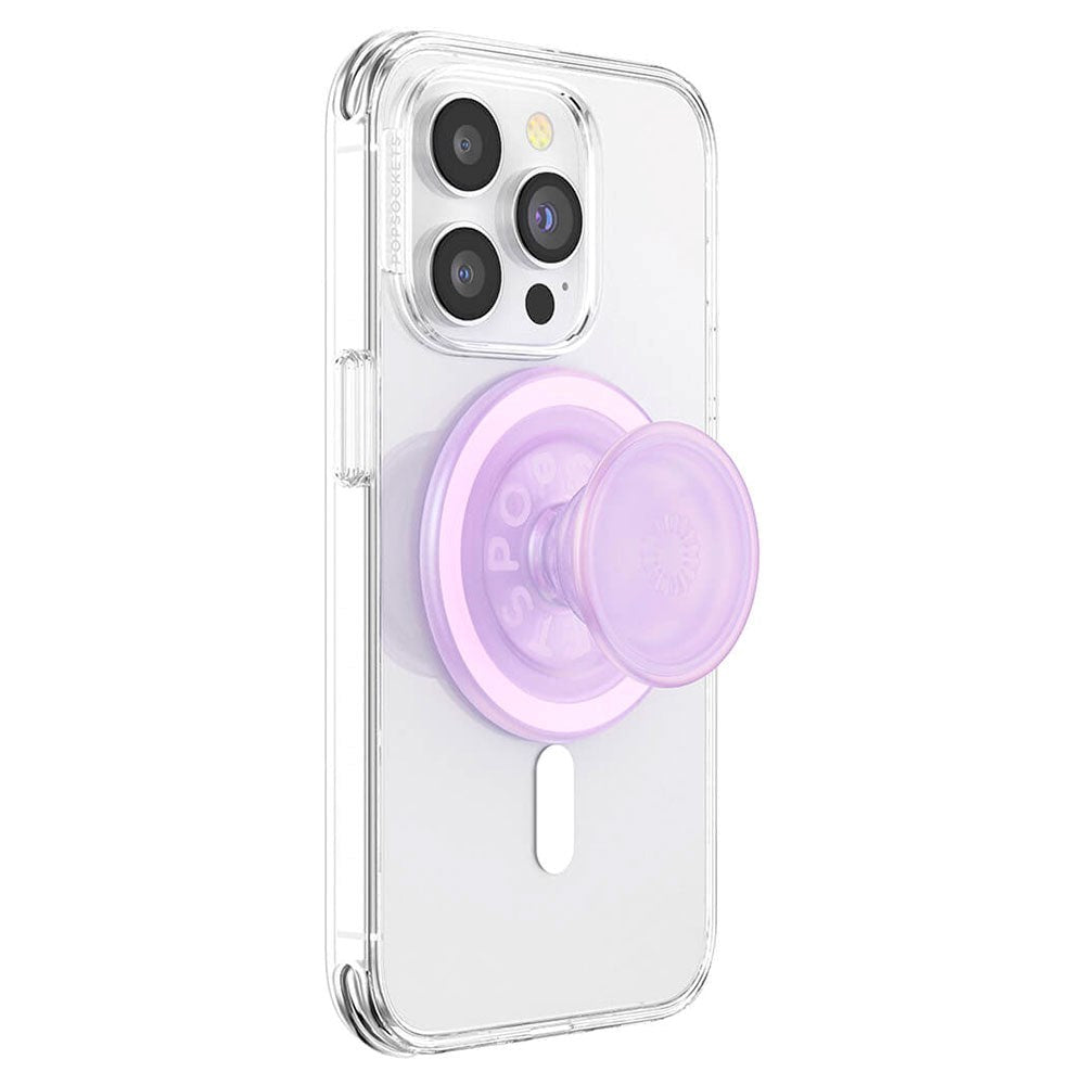POPSOCKETS PopGrip Opalescent Clear MagSafe- Stativ og Grep