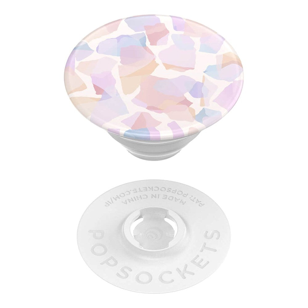 POPSOCKETS PopGrip Original Terrazzo Party Avtagbart Grep med Stativfunksjon - Rosa Mosaikk