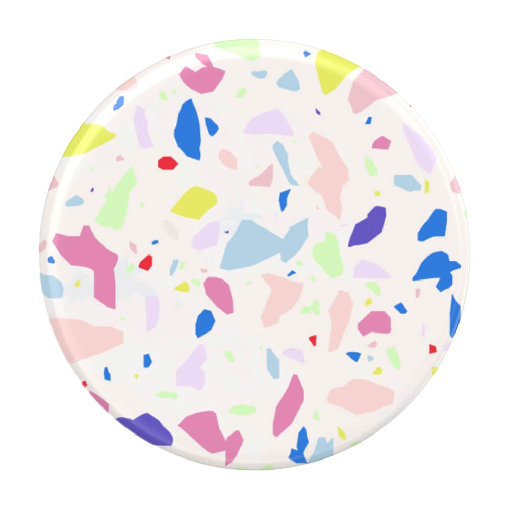 POPSOCKETS PopGrip Original Terrazzo Party Avtagbart Grep med Stativfunksjon - Fargerik Mosaikk