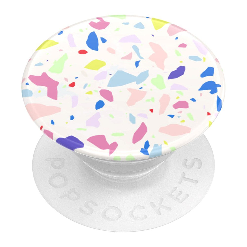 POPSOCKETS PopGrip Original Terrazzo Party Avtagbart Grep med Stativfunksjon - Fargerik Mosaikk