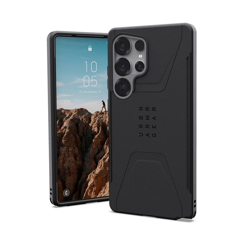 UAG Samsung Galaxy S25 Ultra Civilian Pro Cover - Svart