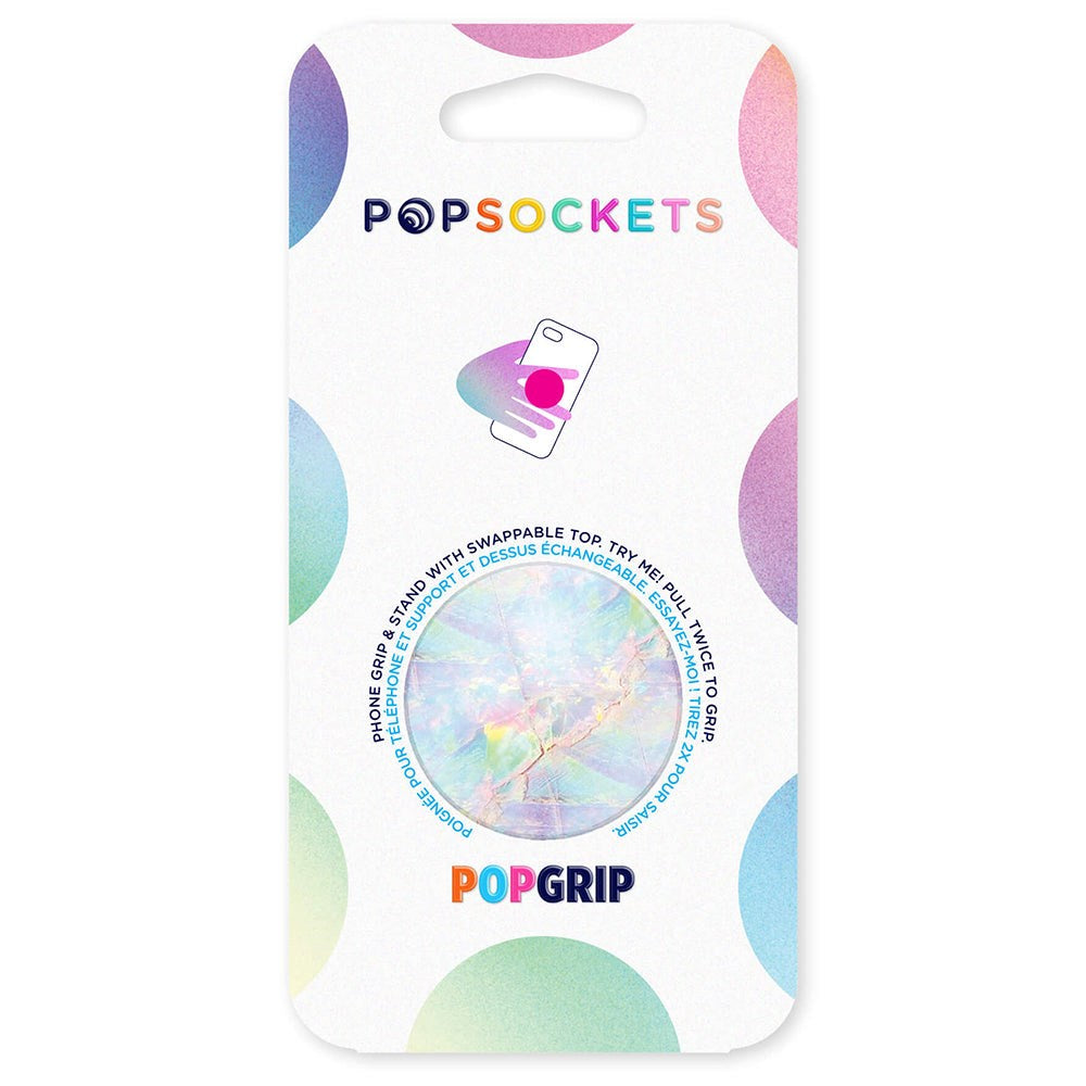 POPSOCKETS PopGrip Opal Avtagbart Grep med Stativfunksjon
