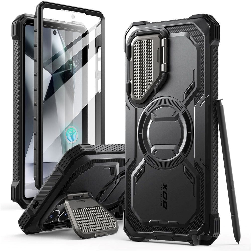 Supcase IBLSN Armorbox Samsung Galaxy S25 Ultra Deksel - MagSafe Kompatibel - Svart