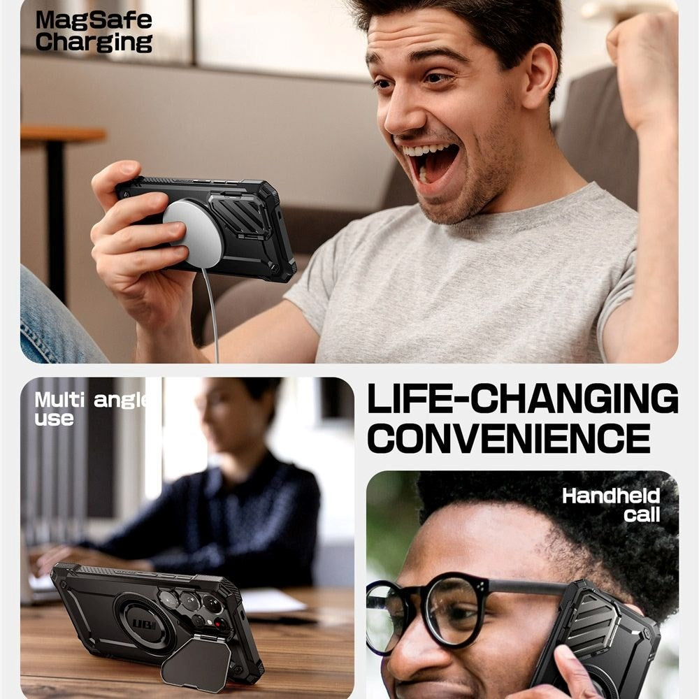 Supcase Unicorn Beetle XT Mag Samsung Galaxy S25 Ultra Deksel - MagSafe Kompatibel - Svart