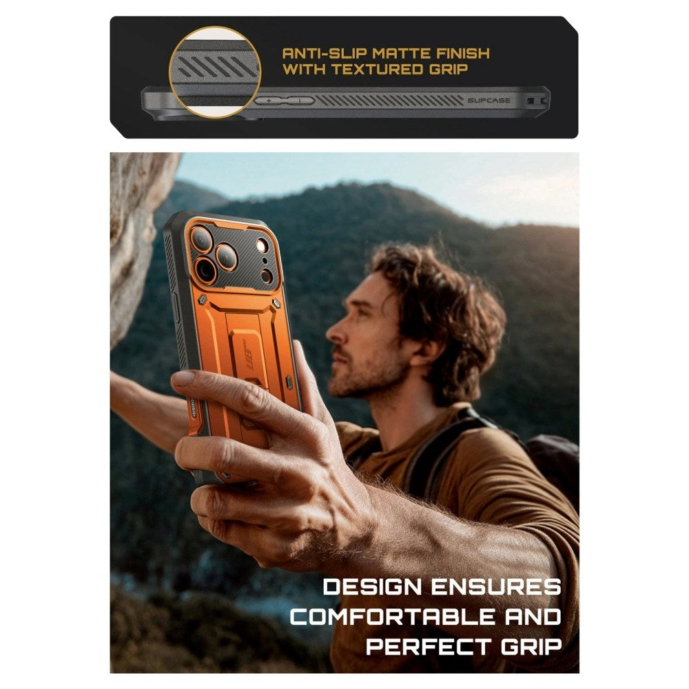 Supcase Unicorn Beetle iPhone 17 Pro Max Deksel – Orange