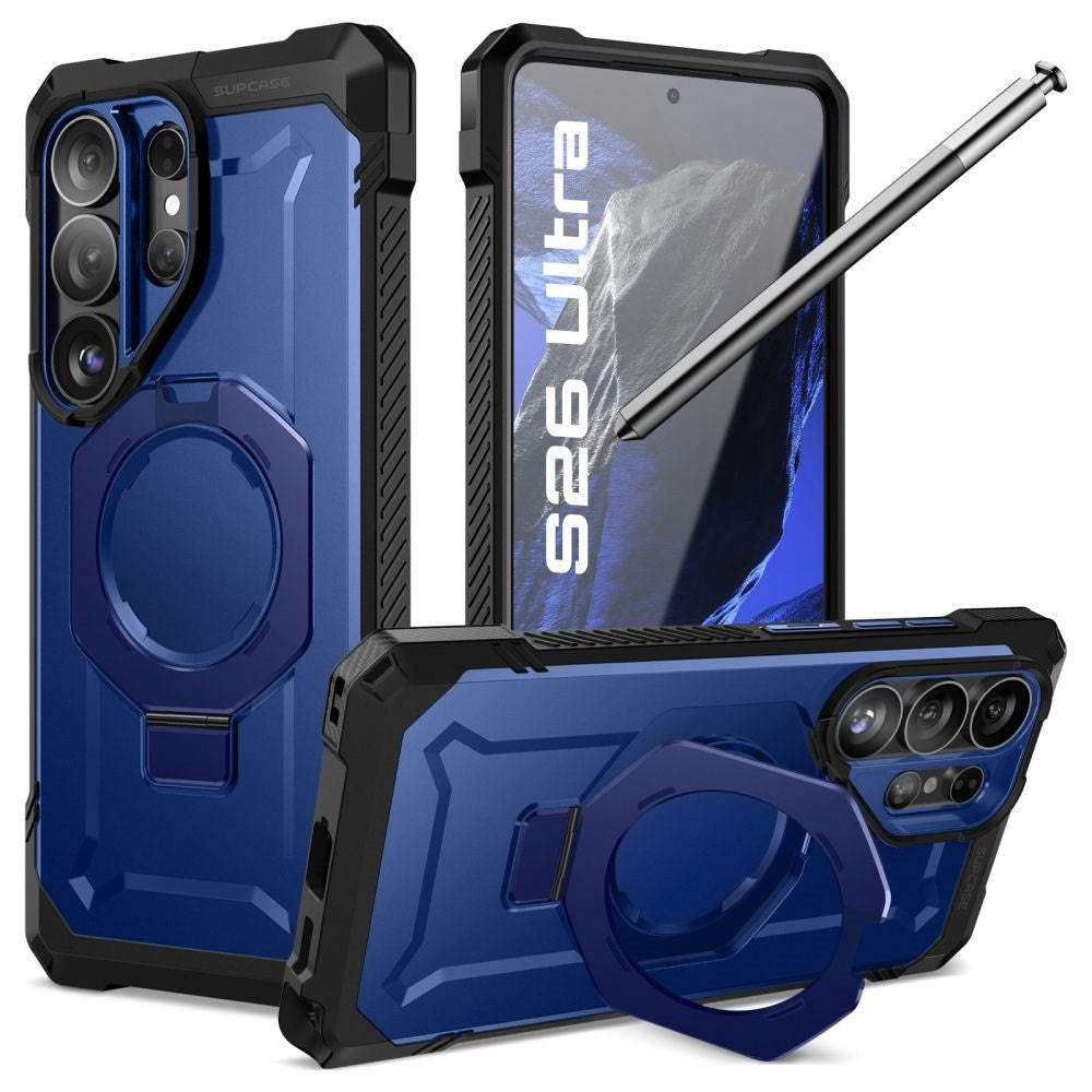 Samsung Galaxy S26 Ultra SUPCASE UB Grip Mag Deksel - MagSafe Kompatibel - Blå