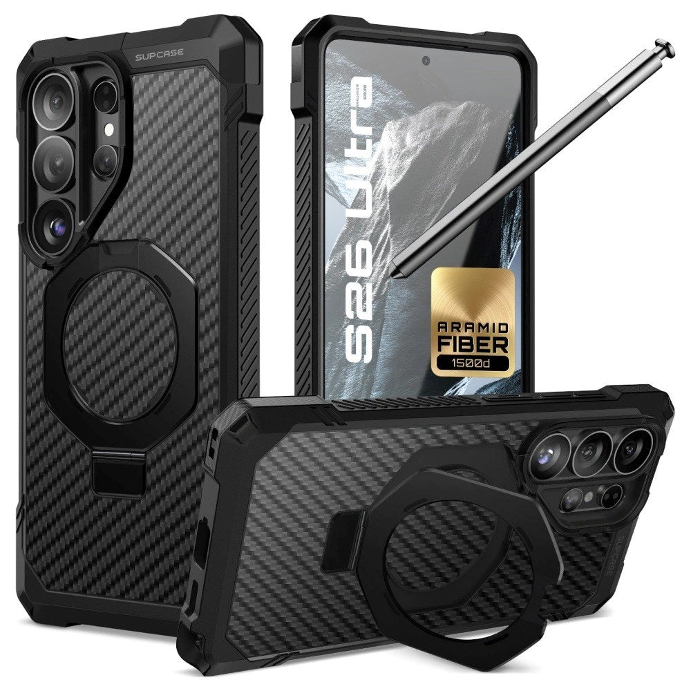 Samsung Galaxy S26 Ultra SUPCASE UB GRIB PRO MAG Deksel - MagSafe Kompatibel - Svart
