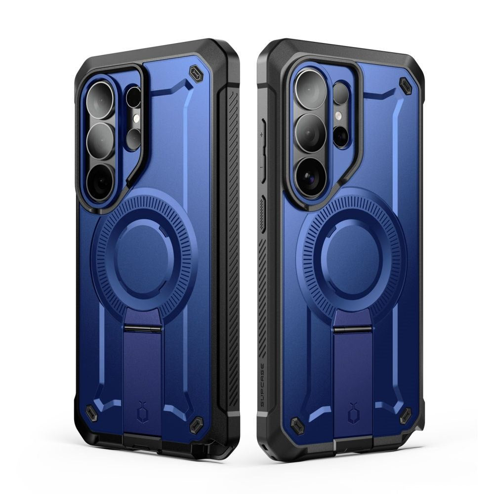Samsung Galaxy S26 Ultra SUPCASE Unicorn Beetle Pro Mag Deksel m. 2x Front Ramme - MagSafe Kompatibel - Blå