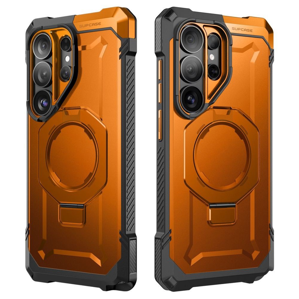 Samsung Galaxy S26 Ultra SUPCASE UB Grip Mag Deksel - MagSafe Kompatibel - Oransje