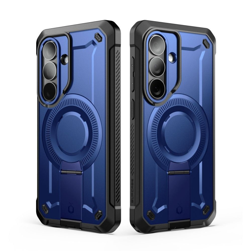 Samsung Galaxy S26 SUPCASE Unicorn Beetle Pro Mag Deksel m. 2x Front Ramme - MagSafe Kompatibel - Blå
