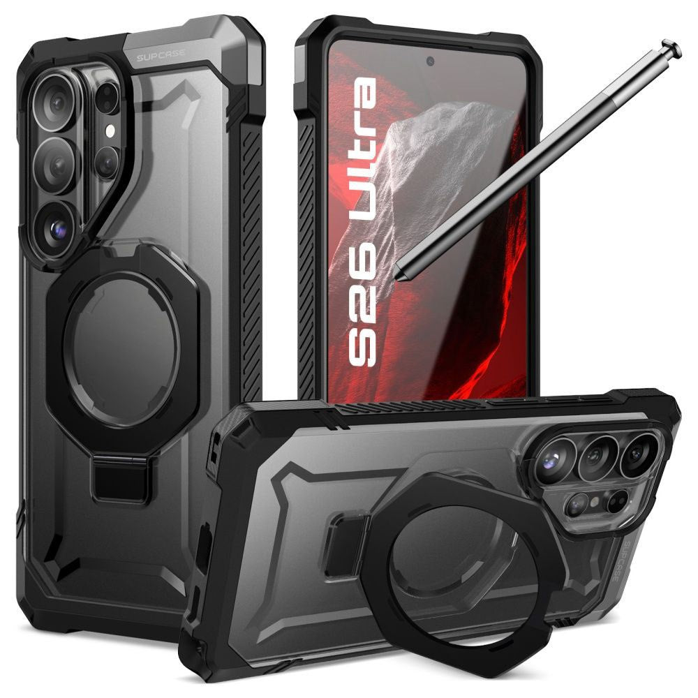 Samsung Galaxy S26 Ultra SUPCASE UB Grip Mag Deksel - MagSafe Kompatibel - Svart