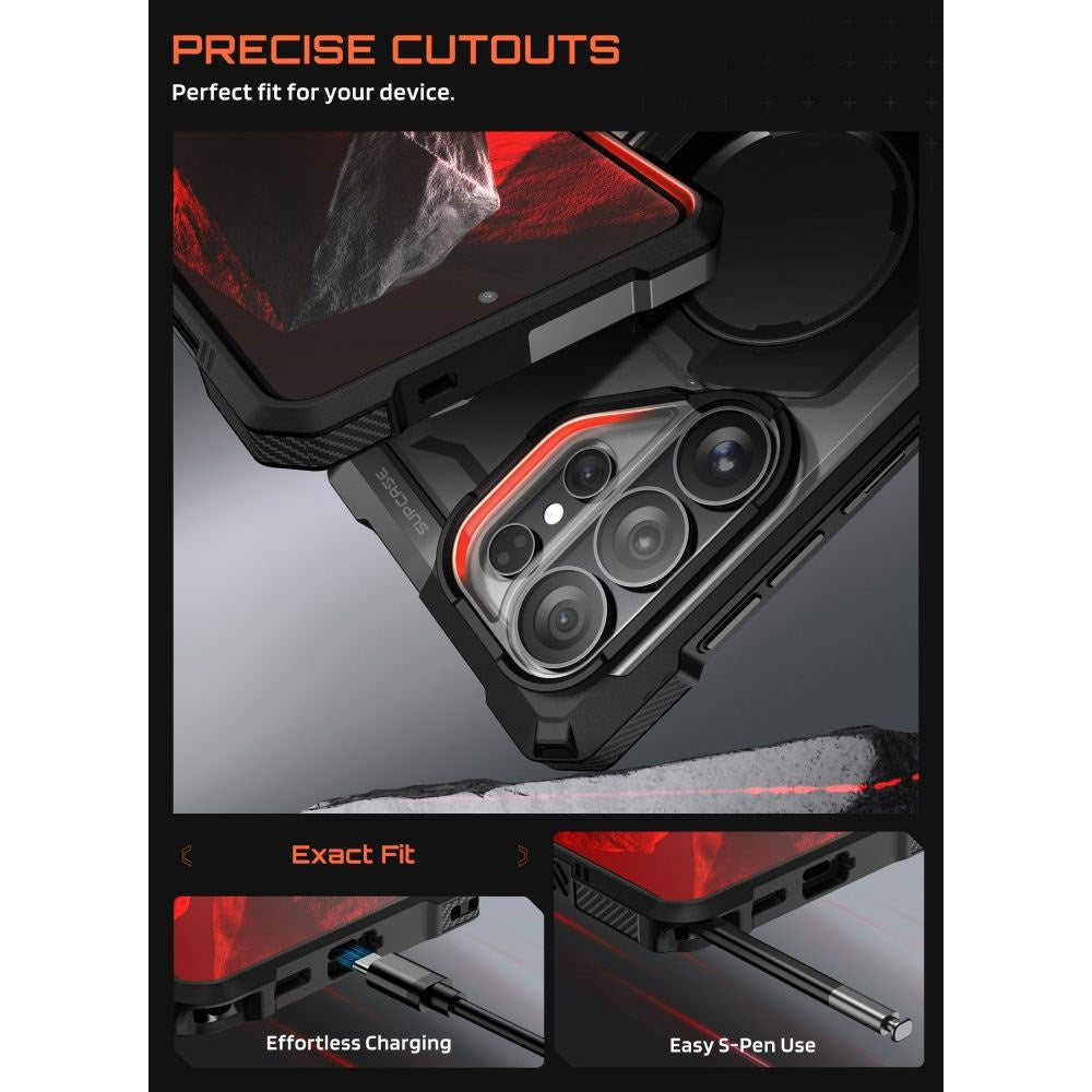 Samsung Galaxy S26 Ultra SUPCASE UB Grip Mag Deksel - MagSafe Kompatibel - Svart