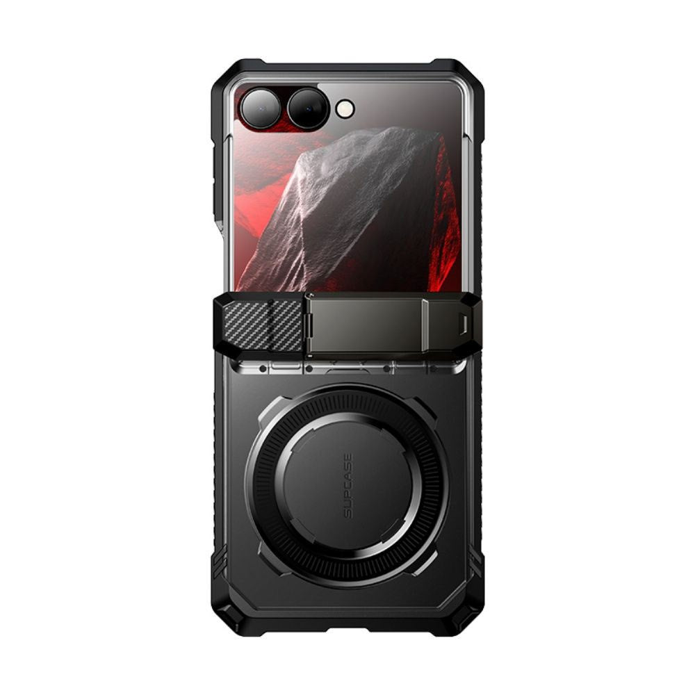Samsung Galaxy Z Flip8 Supcase UB Grip Mag Deksel - MagSafe Kompatibel - Svart