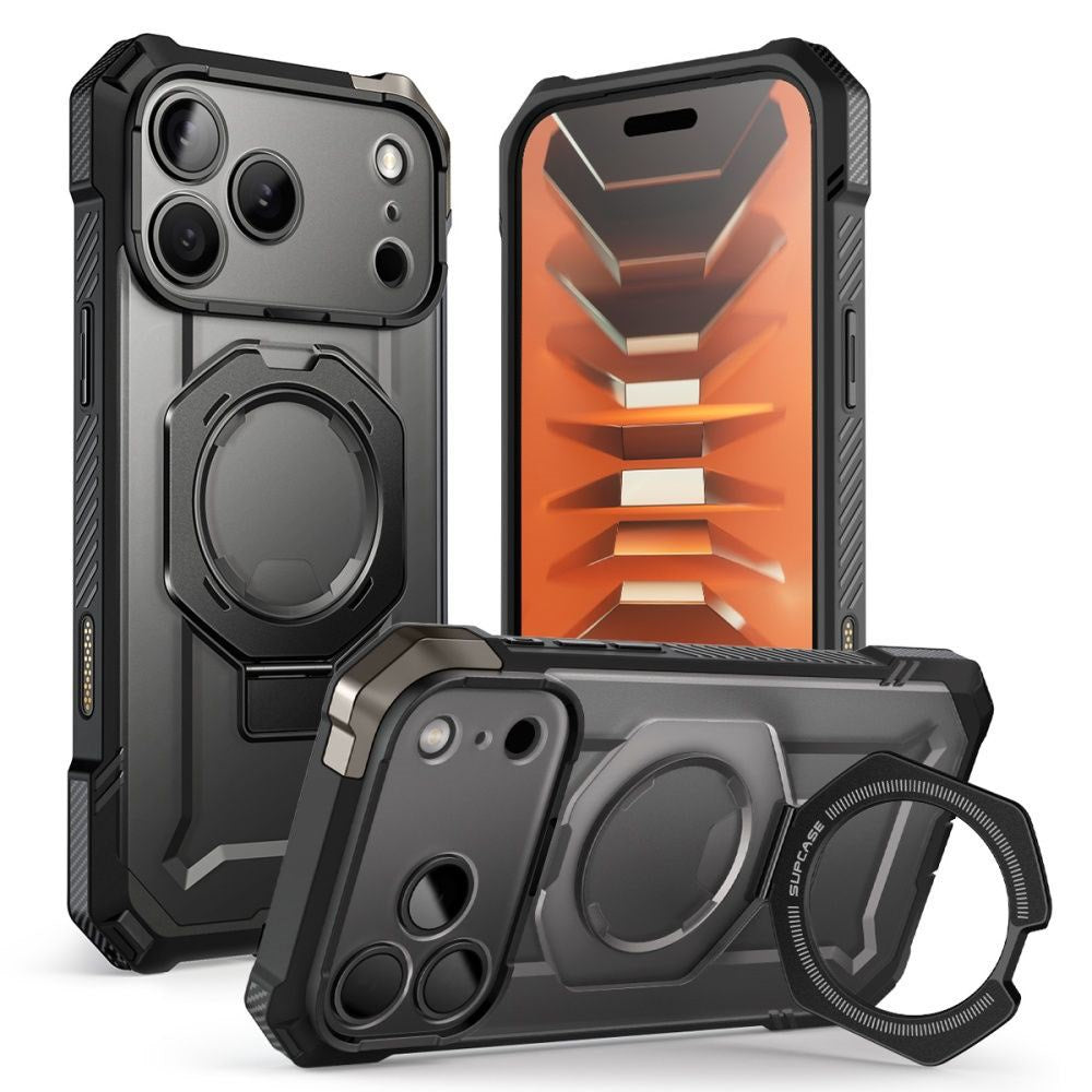 iPhone 18 Pro / 17 Pro Supcase UB Grip Mag Deksel - MagSafe Kompatibel - Svart