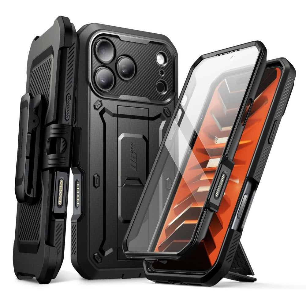 iPhone 18 Pro / 17 Pro Supcase Unicorn Beetle Pro Deksel - Svart