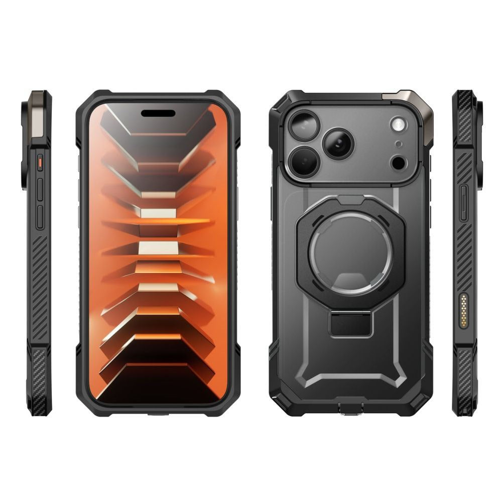 iPhone 18 Pro Max / 17 Pro Max Supcase UB Grip Mag Deksel - MagSafe Kompatibel - Svart