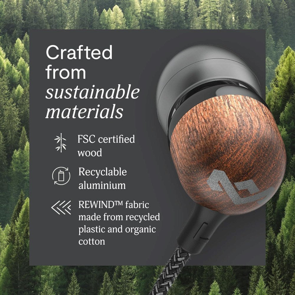 House of Marley Smile Jamaica USB-C In-Ear Hodetelefoner - Svart