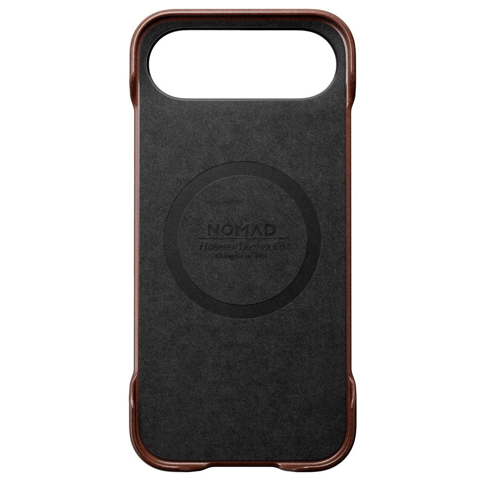 Nomad iPhone Air Traditional Horween Leather Case - MagSafe Kompatibel - Rustic Brown
