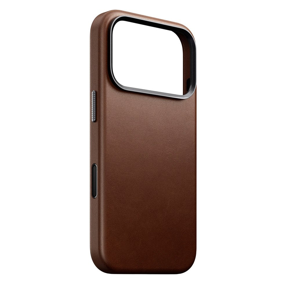 Nomad iPhone 17 Pro Traditional Leather Case - MagSafe Kompatibel - Brown