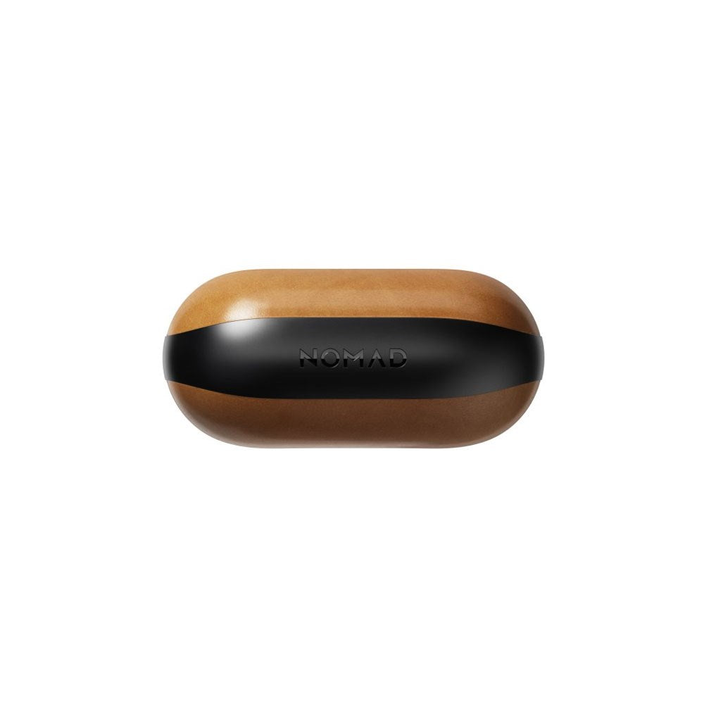 AirPods (4. Gen.) Nomad Modern Leather Deksel - Lys Brun