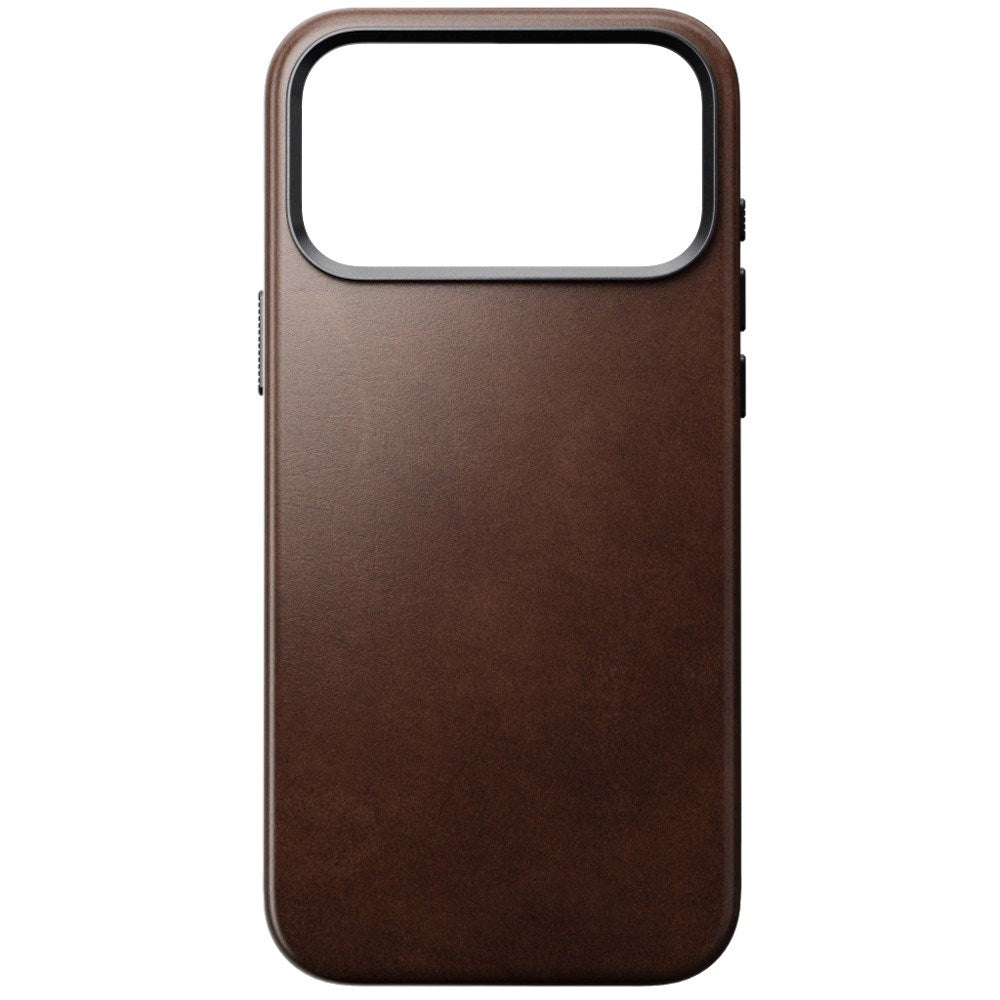 iPhone 18 Pro Nomad Traditional Horween Leather Case - MagSafe Kompatibel - Rustic Brown