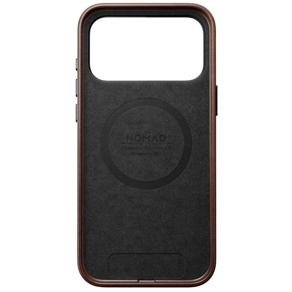 iPhone 18 Pro Nomad Traditional Horween Leather Case - MagSafe Kompatibel - Rustic Brown