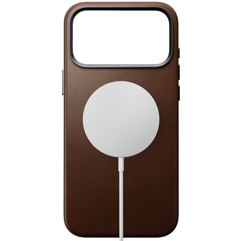 iPhone 18 Pro Max Nomad Traditional Leather Case - MagSafe Kompatibel - Brown