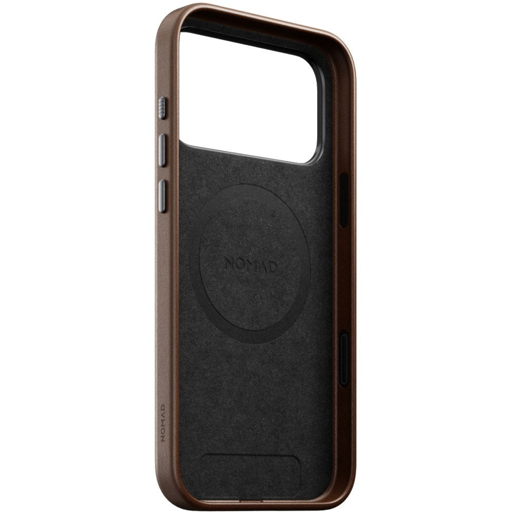 iPhone 18 Pro Max Nomad Traditional Leather Case - MagSafe Kompatibel - Brown