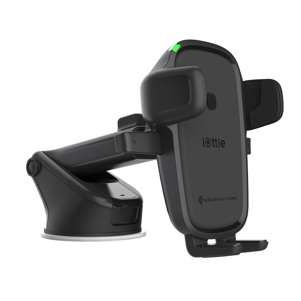 iOttie Easy-One-Touch Qi Mobilholder m. Trådløs Lading – Instrumentbord / Vindusrute – Svart