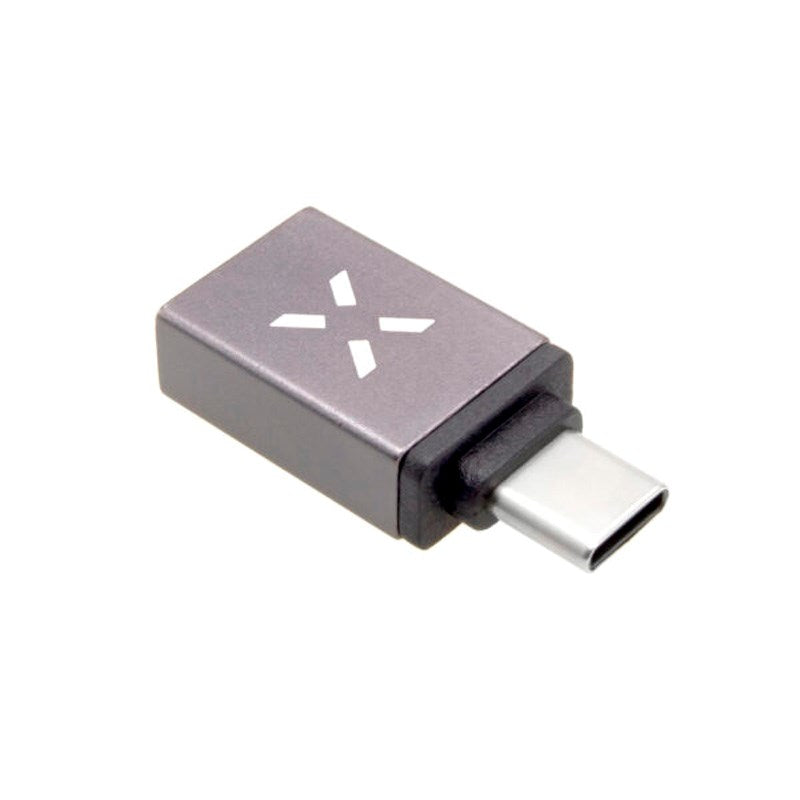 Fixed Link USB-C til USB-A Adapter - Grå
