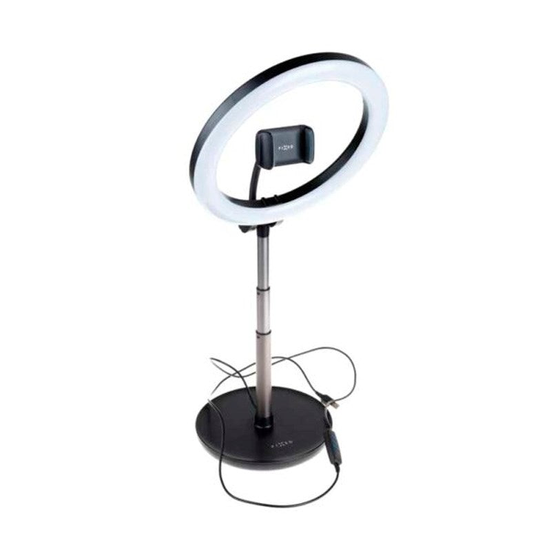 Fixed LED Ring Light Stativ Mobilholder - Svart