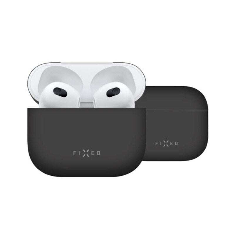 Apple AirPods (3. gen.) Fixed Silikon Deksel - Svart