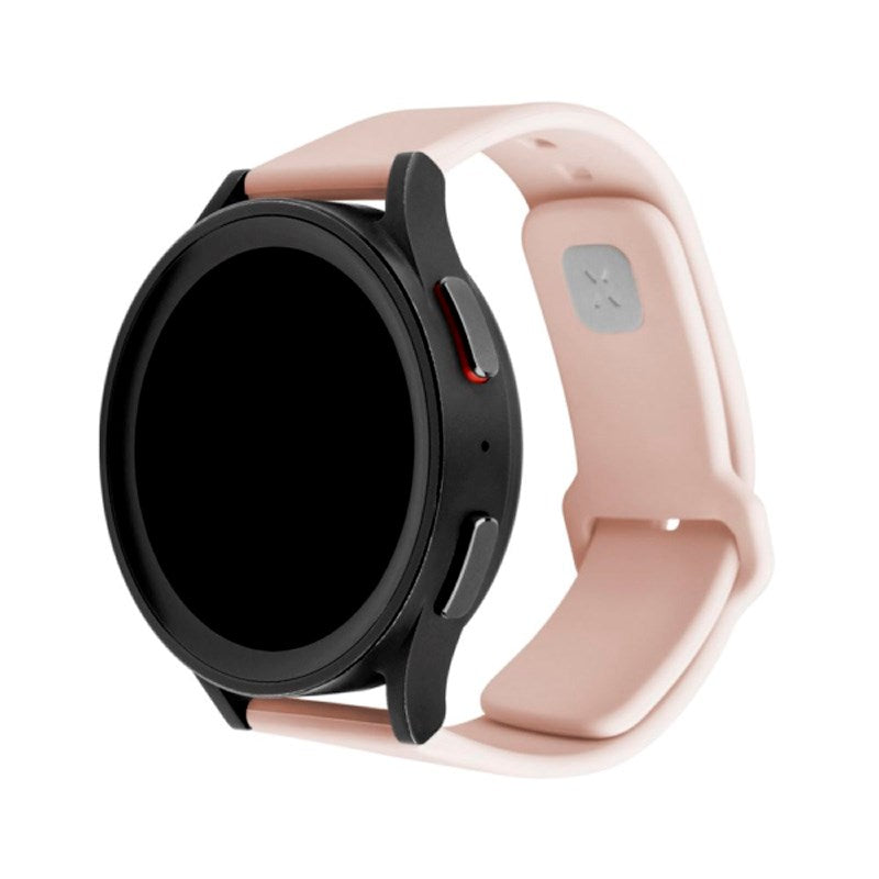 Fixed Universal Smartwatch Sporty Silikon Rem (20mm) - Rosa