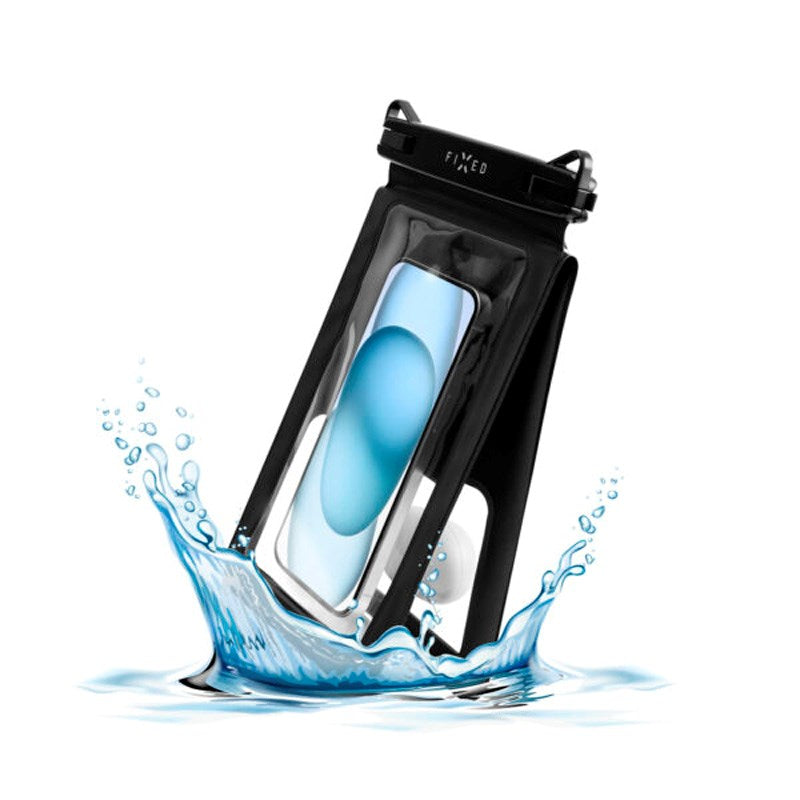 Fixed Float Case Twin 2-i-1 Vanntett Universal Etui (maks. mobilitet: 195 x 135 mm) - Svart